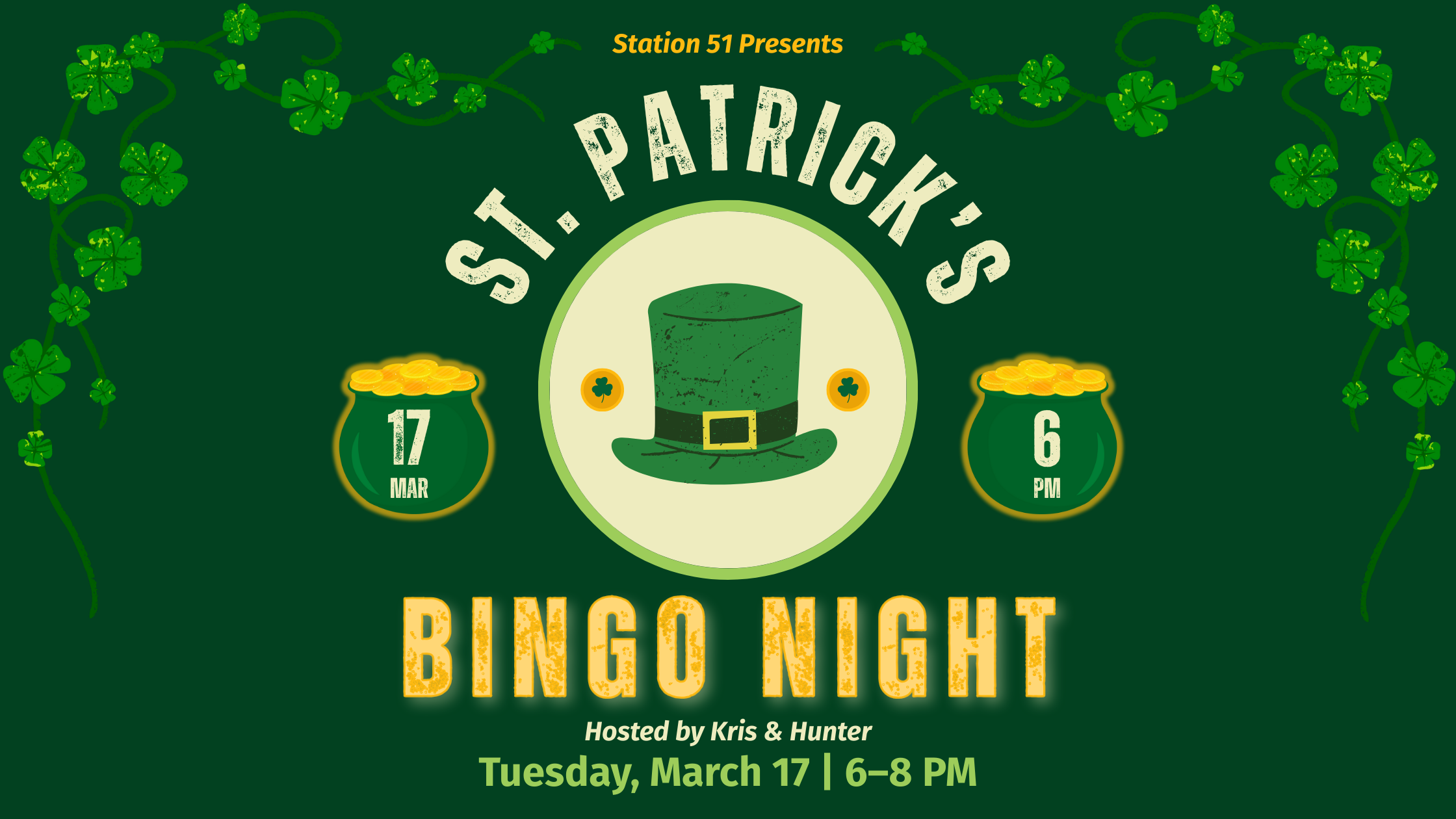 St. Patrick's Bingo at Station 51 in Antioch